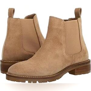 Tan Suede Women's Chelsea Boots
NWOT